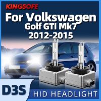 Kingsofe 2ชิ้นโคมไฟซ่อนซีนอนหลอดไฟ D3s ไฟหน้ารถยนต์สำหรับ Volkswagen Gti กอล์ฟ2012 2013 2014 2015