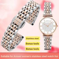 Suitable For Armani Gypsophila Bracelet Female Steel Band AR1926 1925 11223 11244 Stainless Watch Strap 0630