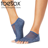 [New Collection]ToeSox Grip Half Toe Luna ถุงเท้าพิลาทิส ถุงเท้ากันลื่นเปิดนิ้วเท้า Luna (Spring Fever)