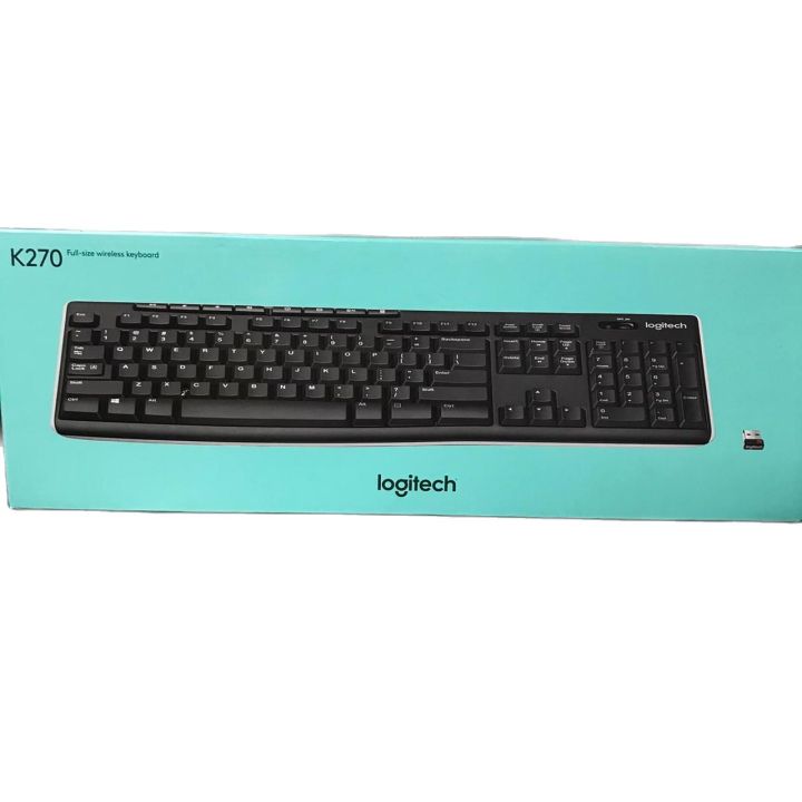 Keyboard Logitech K270 Dongle Usb Keyboard Wireless | Lazada Indonesia