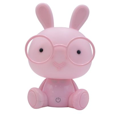 LED USB cartoon wearing glasses cute cute rabbit decoration bedroom night lamp table lamp C7AD