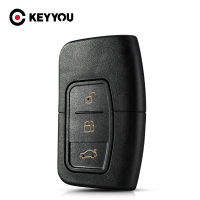 KEYYOU 3ปุ่มสมาร์ทกรณีเชลล์กุญแจรีโมทสำหรับฟอร์ดฟิวชั่นโฟกัสเฟียสต้า Mk7หนี Kuga Mondeo C-MAX Galaxy S-Max