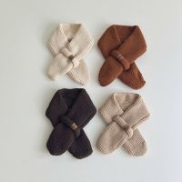 ❍✓✆  Fashion Versatile Korean Children Scarf Autumn Winter Knitted Baby Scarf Boy Girl Infant Soft Warm Solid Scarves Kid Accessories