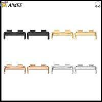 AIMEE 2Pcs นาฬิกาสำหรับผู้หญิง สายนาฬิกาข้อมือสาย สมาร์ทสมาร์ทโฟน สายรัดข้อมือ คอนเนคเตอร์ โลหะสำหรับตกแต่ง สายอะแดปเตอร์