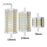 Grnflashing R7S LED หลอดไฟโคมไฟ AC85-265V โคมไฟ SMD 5050 10/15/20/25W Floodlight โคมไฟ78/11/135/189Mm LED ประหยัดพลังงานหลอดไฟ