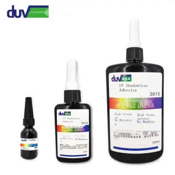 UV Glue Curing Adhesive Transparent Glass Bonding Repair Liquid Glue 10ML  1Pc
