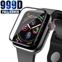 TEMPERED GLASS For Apple Watch 7 6 5 4 SE 40MM 41MM 44MM 45MM Screen Protectors For iWatch Series 3 2 1 38/42MM Protective Film Barware