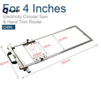 K-Mal รางเลื่อย4/5/7นิ้ว,เลื่อยวงเดือนไฟฟ้าเครื่องตัดมัลติฟังก์ชั่นเครื่องไสแท่นนำการตัดขอบเครื่องมือสำหรับงานไม้เราเตอร์กัดเซาะร่อง