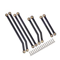 8PCS CNC High Clearance Links 4 Link Set for Axial SCX24 Gladiator AXI00005 1/24 RC Crawler