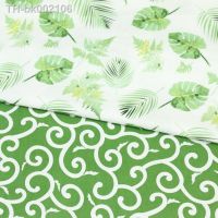 ♦๑ 160cmx50cm green leaves baby Cotton Fabric Cloth Sewing Quilting bedding apparel dress diy patchwork fabric infant cloth