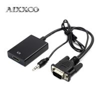 ۩ஐ❖ AIXXCO VGA to HDMI Converter Adapter Output 1080P HD with Audio VGA2HDMI TV AV to HDTV Video Cable Converter Adapter for TV PC