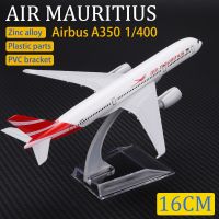 Model1เครื่องบินโลหะ: Airbusa350 Mauritius ขนาด16ซม. 400เครื่องบินจำลองวัสดุโลหะผสมการบินจำลองของสะสมของเล่นสำหรับเด็ก