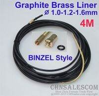 CHNsalescom Europe Style Graphite with Brass Liner Cooper Terminal 1.0-1.6mm Wire 4M 13ft