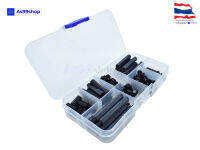 กล่อง Kit Nut Column Plastic Black-M3 100 ชิ้น