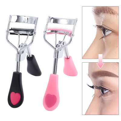 Lady Professional Eyelash Curler พร้อมแหนบหวี Curling Eyelash Clip Cosmetic Eye Beauty Tool