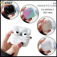 AIMEE กันฝุ่น กันกระแทก กีฬา เคสป้องกัน ปกแข็ง หูฟังบลูทูธ Marble PC Shell