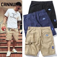 ✽☞ CANNUP กางเกงขาสั้นผู้ชาย กางเกง 5 ส่วน C29B03L