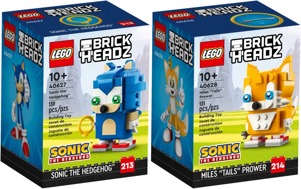 LEGO® BrickHeadz™ Sonic review: sets 40627 & 40628, and part 4304