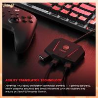 JIANGF การเชื่อมต่อแบบมีสาย วิดีโอเกม เกมคอนโซลเกม เกมแพด VX2 aimbox ตัวแปลงเมาส์คีย์บอร์ด อะแดปเตอร์เกม ตัวแปลงคอนโทรลเลอร์