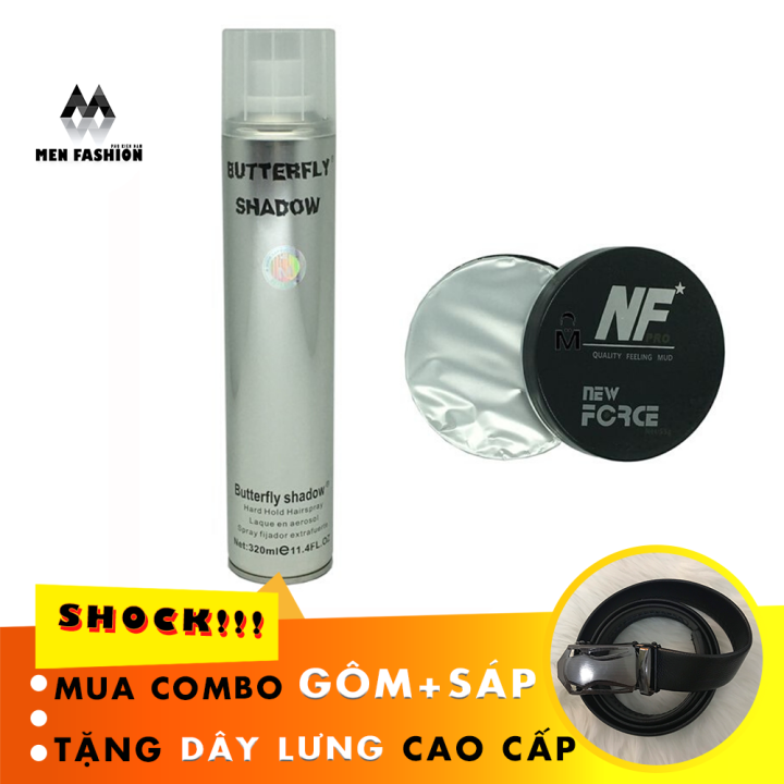 Combo Gôm 320ml + Sáp NF Pro, tặng Lược tạo kiểu, keo xịt tóc sẽ là sự lựa chọn tuyệt vời cho những chàng trai yêu thích tạo kiểu tóc. Với sự kết hợp độc đáo của gôm và sáp làm độ bóng và giữ nếp tóc suốt cả ngày dài. Hãy xem hình ảnh liên quan để cảm nhận vẻ đẹp và tiện lợi của sản phẩm này.