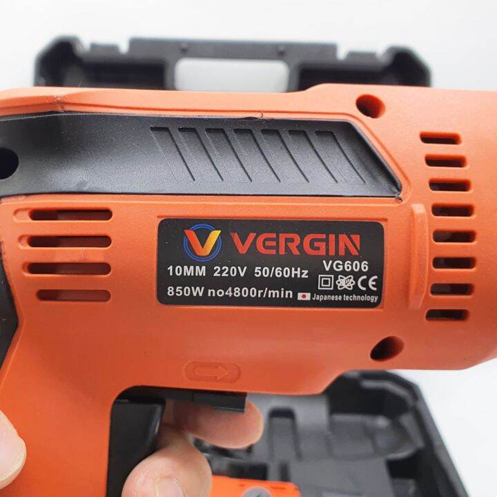 vergin-เครื่องเจียร-หินเจียร-ลูกหมู-4-นิ้ว-710w-สว่านไฟฟ้า-สว่าน-3-หุน-850w-แถมฟรี-ดอกสว่าน-ดอกเจียร-ใบตัดเหล็ก-ใบเจียร-แป้นขัด-ขนแกะ