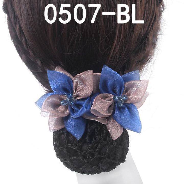 silk-gauze-flower-professional-head-flower-nurse-hotel-waiter-work-hairpin-hair-curling-tool