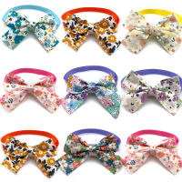 50100pcs Spring Dog Flower Bow Ties Cute Neckties Collar Puppy Dog Cat Ties Accessories Grooming Supplies Dog Bow Ties