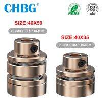 Flange Coupling CHBG LED D40L35/50 Flexible Motor Shaft Coupler Aluminium Diaphragms Universal Joint For 3D Printer Cardan Rc