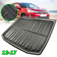 Tailored Boot Cargo Liner ถาด Trunk Mat ชั้นกระเป๋าเดินทางถาดสำหรับ Citroen C4 Aircross Peugeot 4008 2012 - 2017