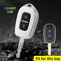 2ปุ่ม Remote Car Key Case Shell Fob ผู้ถือพวงกุญแจสำหรับ Renault Sandero Dacia Logan Lodgy Dokker Duster Trafic Clio4 Master