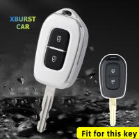 2ปุ่ม Remote Car Key Case Shell Fob ผู้ถือพวงกุญแจสำหรับ Renault Sandero Dacia Logan Lodgy Dokker Duster Trafic Clio4 Master