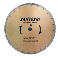 ใบเพชร 14’’ ใบสีเงาSANTOSHI DIAMOND CUTTING WHEEL