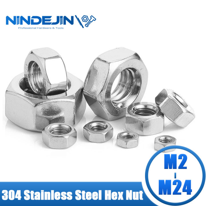 nindejin-hexagon-hex-nuts-metric-din934-m2-m2-5-m3-m4-m5-m6-m8-m10-m12-m14-m16-m18-m20-m22-m24-304สแตนเลสสตีล-hex-nuts