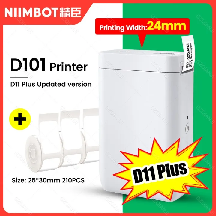 niimbot-เครื่องพิมพ์กระเป๋าแบบพกพาแบบไร้หมึกสำหรับโทรศัพท์มือถือเครื่องมินิพร้อมกระดาษเครื่องพิมพ์เครื่องพิมพ์ฉลากฉลากความร้อน-d11บวกกับ-d101