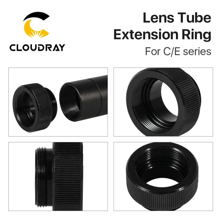 cloudray-e-series-lens-tube-extension-ring-co2-o-d-25mm-lens-tube-for-d20-f63-5mm-127mm-lens-for-co2-laser-cutting-machine