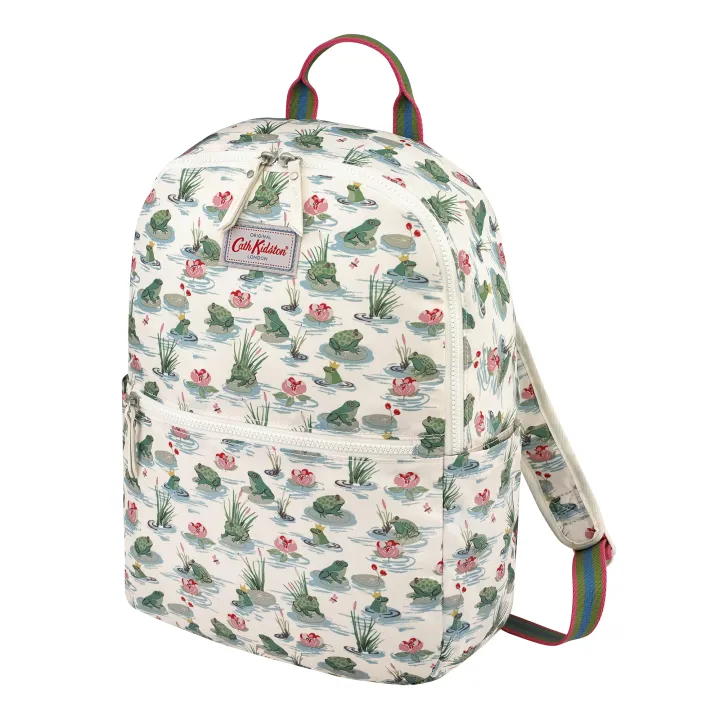 Cath Kidston Foldaway Backpack Bathing Frogs Lazada.co.th