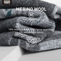 52025 Thermal Merino Wool Men Socks Outdoor Hiking Crew Mens Socks Thermal Winter Socks for Men Warm Winter Socks