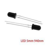 100pcs LED 5mm 940nm IR รับไดโอดหลอดไฟกลม