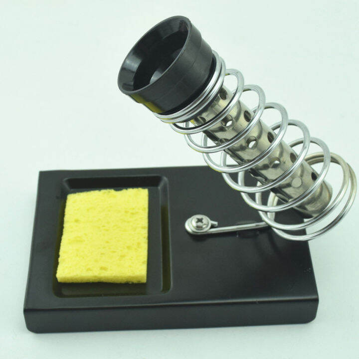 Solder Holder Base Metal Rectangular Soldering Iron Holder C4 Holder