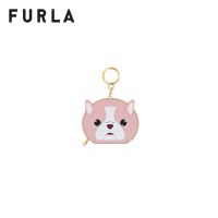 FURLA กระเป๋าใส่เหรียญ รุ่น ALLEGRA S COIN CASE BULLDOG TONI ROSA ANTICO