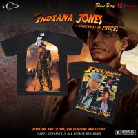 เสื้อยืด INDIANA JONES ลาย FORTUNE AND GLORY KID สินค้าพรีออเดอร์ (จำนวนจำกัด 15 ตัว)S-5XL