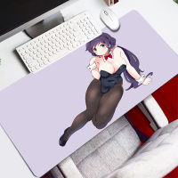 Beautiful Girl Anime Big Gaming Mousepads Mouse Mat Gamers Non-slip Accessories Xxl Big Mouse Pad Gamer Mice Keyboards Computer Peripherals Office Mousepad Deskmats