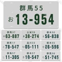 【YF】✾❣☃  Licenses Plate  Metal Poster ​Car Number Plaque Tin Sign Bar Pub Wall 15x30 cm
