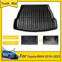 เสื่อท้ายรถสำหรับโตโยต้า RAV4 RAV 4 XA50 50 2019 ~ 2023อุปกรณ์เสริม Suzuki ข้ามพรมกันน้ำด้านหลังที่เก็บของ2022 2020