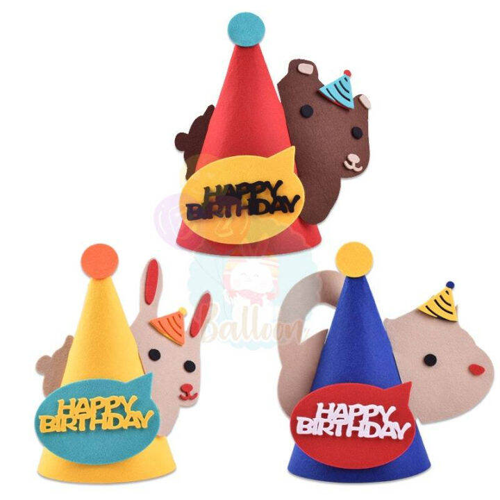 พร้อมส่งจากไทย-หมวกวันเกิด-หมวกhappy-birthday-สำหรับงานปาร์ตี้