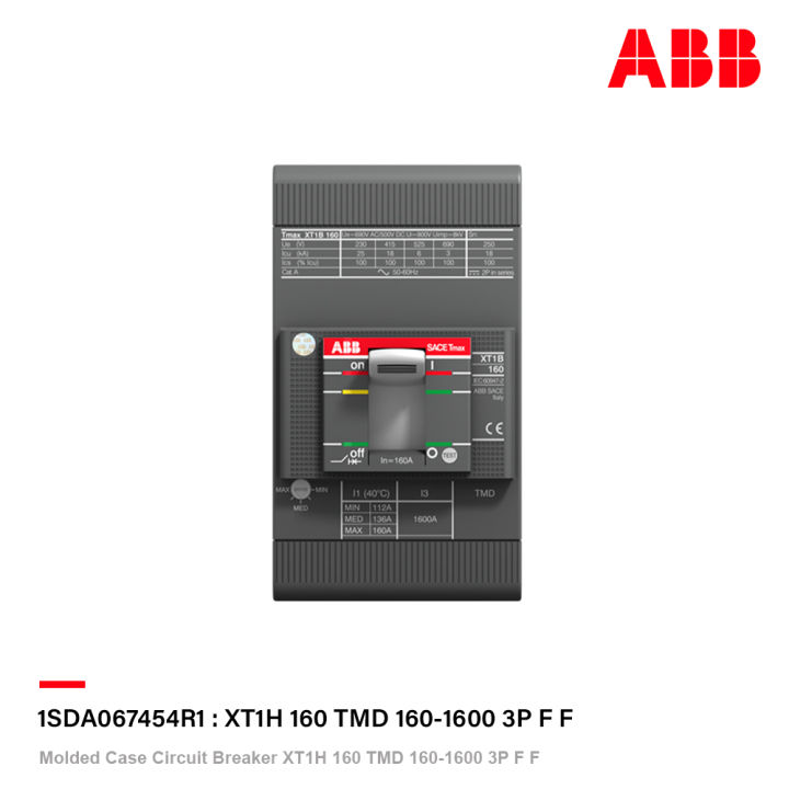 abb-โมลดเคสเซอร์กิตเบรกเกอร์-mccb-molded-case-circuit-breaker-tmax-xt1h-160-tmd-160-1600-3p-f-f-70ka-ทำงานด้วยระบบ-tmd-l-สั่งซื้อได้ที่ร้าน-acb-official-store