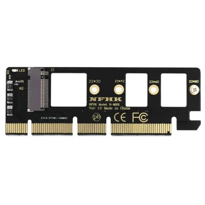 M.2 PCIE ไปสำหรับอะแดปเตอร์ NVME ตัวแปลง A110 PM951 SM951 XP941 PCI-E PCI Express 3.0 X4 16x ถึง M M.2คีย์ NVME AHCI SSD อะแดปเตอร์ FJK3825