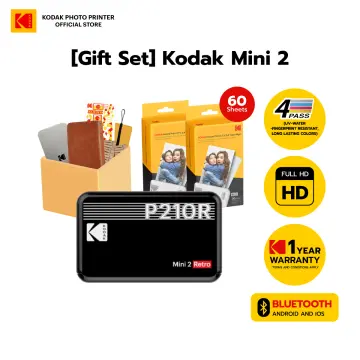 Kodak Mini 2 Retro P210R Portable Photo Printer+60 Sheets Include