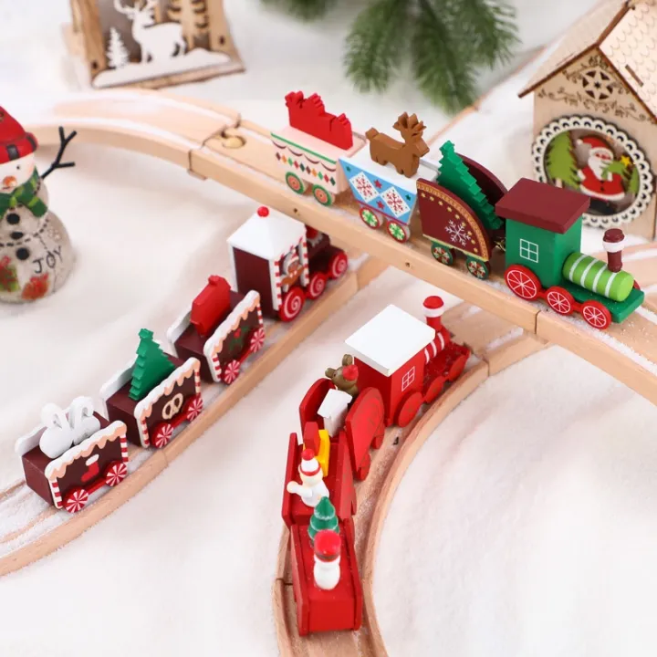 yohei-ของเล่นรถไฟไม้-ของตกแต่งปีใหม่และคริสต์มาส-christmas-train-ของขวัญคริสต์มาส-รถไฟคริสต์มาส-ตกแต่งคริสมาส