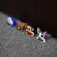 【LZ】 Safety Protector Cute Cartoon Silicone Figure Door Plug Wedge Door Clog Catcher Block Guard Home Office Protector Doorstop